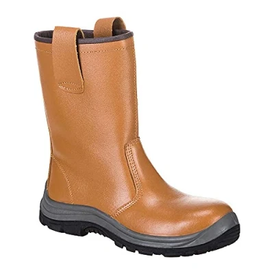 Image of Portwest Steelite Rigger Boot S1P HRO (Unlined), Size: 43, Colour: Tan, FW06TAR43