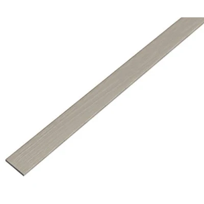 Image of Gah Alberts Flat Bar Self Adhesive Aluminium 1000 x 15 2 mm Pack of 1 Edelstahldesign Dark 488666.0