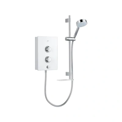 Image of Mira Showers Decor 8.5KW White Single Outlet Electric Shower 1.1894.007