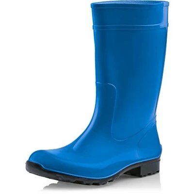 Image of Ladeheid Women&#039;s EVA Thermo Extra Light Wellington Boots Rainy Wellies Rain LA 800 2017 (Cornflower/Black, 5 UK)