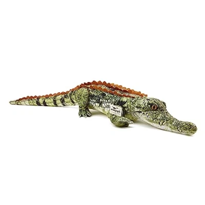Image of Zappi Co Children&#039;s Realistic Soft Cuddly Plush Toy Animal Perfect Playtime Companions for Children with Lifelike Detail featured Tiktok (100cm Length) (Crocodile)