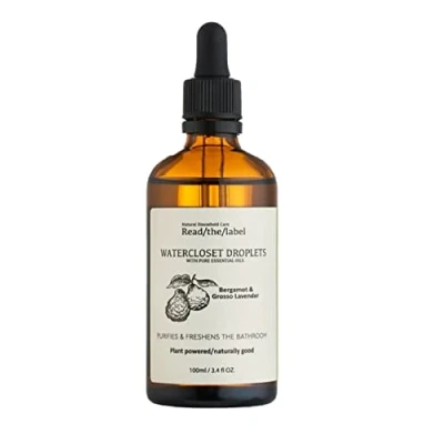 Image of Vanilla Blanc Water Closet Droplets for Toilet Odours, Poo Drops Toilets (Bergamot and Grosso Lavender)