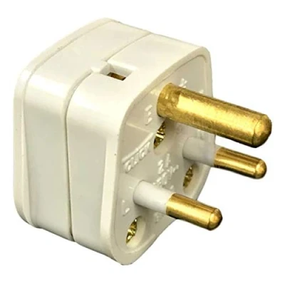 Image of Click PA165 Round Pin Plug 2 Amp (Pack of 5)
