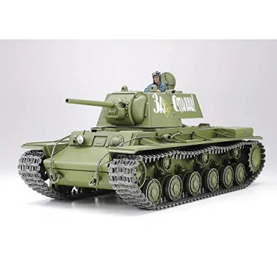 Image of Tamiya 35372 000 Russian Heavy Tank KV 1F 1941 Early Prod. 1:35 Plastic Model Kit