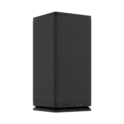 Image of Fractal Design Mood Black PC Case Sleek Fabric Design, 180mm Top Fan, Conceals 325mm Graphics Card, m ITX Motherboard Compatible, Easy Access Build, Efficient Cooling