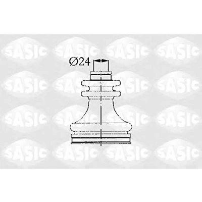 Image of 7701465911 CV Boot SASIC 4003425 transmission sided RENAULT: CLIO 1, MEGANE 1