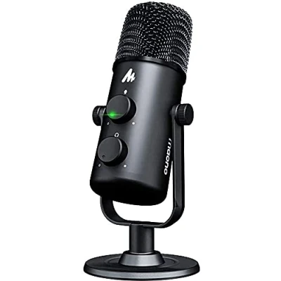 Image of MAONO AU 903 Desktop Podcasting Microphone USB C Kit