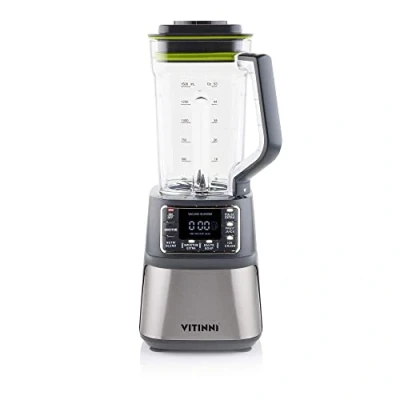 Image of Vitinni Power Blender Smoothie Maker and Food Blender, Blenders for Kitchen, Jug 1500ml, 700ml Sports Bottle, Vacuum Function