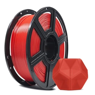 Image of FLASHFORGE 3D Printer Filament, PLA PRO Filament 1.75mm, 1KG Spool (2.2lbs), Dimensional Accuracy +/ 0.02mm for FDM Printers, Better Tenacity &amp; No Knotting (Red)