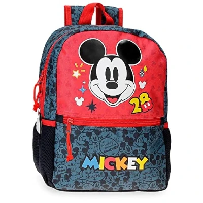 Image of Disney Mickey Get Moving backpack kindergarten Multicolor 19x23x8 cm, Colourful, 32