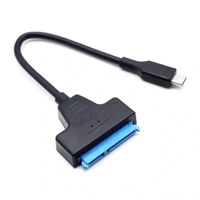 Image of iTAP USB C to SATA 2.5&quot; HDD/SSD Hard Driver Adapter, Computer IDE Connector, Fast Charging, 20cm External Converter and Cable