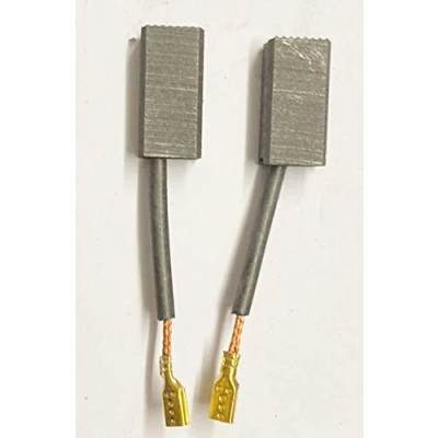 Image of CARBON BRUSHES TO FIT Bosch Rotak 43 34 arm Ergoflex lawn mower 6X9X17.5 mm D73