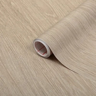 Image of d c fix Vinyl wrap Santana Oak Lime Wood Effect 45 cm x 2 m Sticky Back Plastic roll for Furniture, Kitchen &amp; cupboards Contact Paper Sticker self Adhesive Film