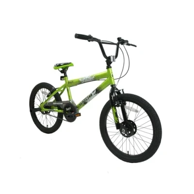 Image of Ammaco Snob Panic 20&quot; Wheel Kids BMX Bike Green