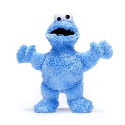 Image of Posh Paws 37625 Sesame Street Cookie Monster 10&quot; Soft Toy (28cm), Blue