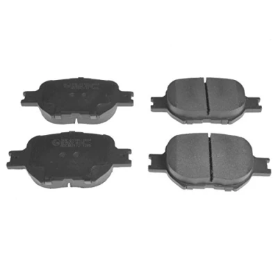 Image of 0446513030, 0446513060, 044651A010, 0446520500, 0446520540 Brake pad set BLUE PRINT ADT342112 Front Axle excl. wear warning contact