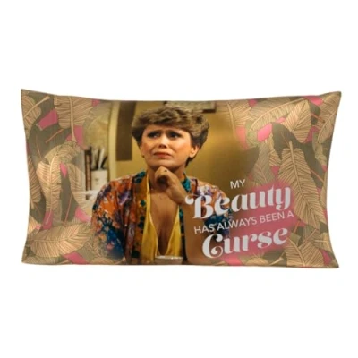 Image of Franco Collectibles The Golden Girls Blanche Beauty Silky Satin Standard Pillowcase Cover 20x30 for Hair and Skin, (Official Licensed Product)