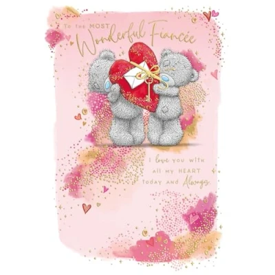 Image of Me To You Bear Wonderful Fiancée Valentine&#039;s Day Card