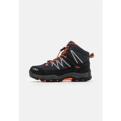 Image of CMP KIDS Rigel MID Trekking shoes WP Unisex Hiking for kids, Size: 4, Antracite/flash orange Leather and textile