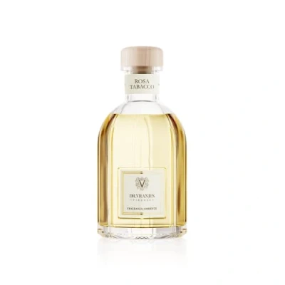 Image of Dr. Vranjes Rosa Tabacco 1250 ml Diffuser + Double Pack of White Sticks (3 Pieces Bundle) Luxury Home Fragrance, Main Scent: Oriental and Floral, Olfactory Pyramid: Damask Rose, Tobacco, Vanilla