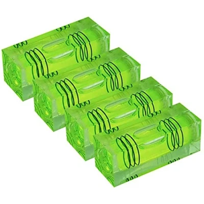 Image of UMEI High Precision Mini Level Bubble, Three line Ball, Household (40X15X15mm 4PCS) (Green)