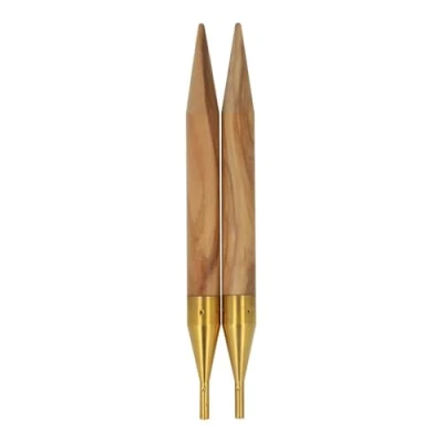 Image of AddiClick Nature Olivewood Interchangeable Needle Tips 12.0 mm