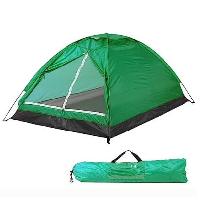 Image of Camping Tent for 2 Person Man Waterproof Backpacking Tents Easy Setup Lightweight Hiking Backyard Green