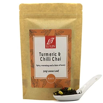 Image of LuLin Teas Turmeric &amp; Chilli Chai Loose Tea, 50 g