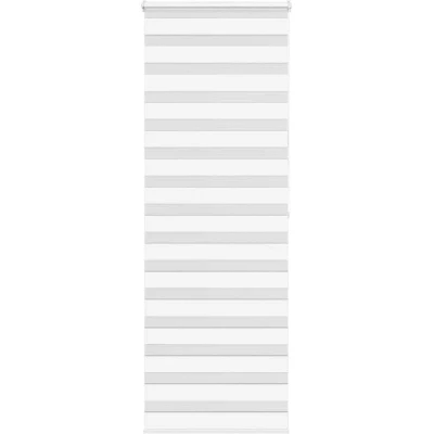 Image of vidaXL Zebra Blind White 80x200 cm Fabric Width 75.9 Polyester