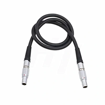Image of HangTon 0B 2 Pin Male to Power Cable for Teradek Bolt Bond, ARRI Alexa Camera and Transvideo StarliteHD Monitor, Zacuto Viewfinder, RED (22cm)