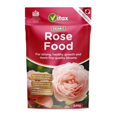 Image of Vitax Ltd 6ORF901 Organic Rose Feed 0.9KG Resealable Pouch