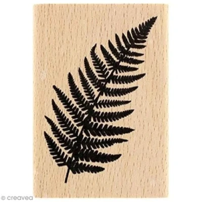 Image of Florilèges Design Stamp Fern, Wood, natural, 7 x 5 2.5 cm