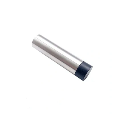 Image of Door Stop Wall or Skirting Mounted Satin Stainless Steel 78mm Projection Concealed Fixing