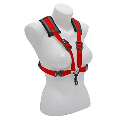 Image of Bg A &amp; T Sax Comfort Harness Women Xl Red Snap Hook