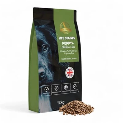 Image of Dog &amp; Field™ PUPPY+ with CHICKEN RICE Complete Hypoallergenic Nutritionally Balanced Dry Food 12kg