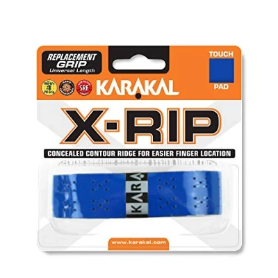 Image of Karakal X Rip Replacement Grip, Color Blue