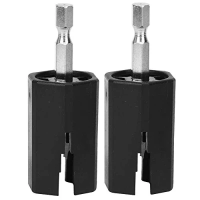 Image of 2PCS Guitar Electric Drill Bit String Peg Winder, Winder Tuning Puller Repair and Maintenance Tool Playing Accessories Musical Instrument