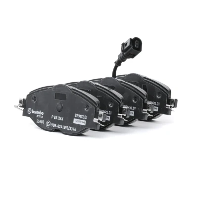 Image of 5Q0698151AH, 5Q0698151AN, 5Q0698151AP, 5Q0698151S, 8V0698151R Brake pad set BREMBO P 85 126X VOLKSWAGEN: Tiguan II, Golf 7, Passat B8 Saloon