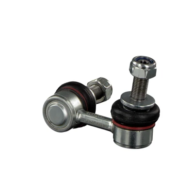 Image of 20470XA000 Anti roll bar link FEBI BILSTEIN 42798 Rear Axle Right 65mm M12 x 1,25 with nuts Steel silver