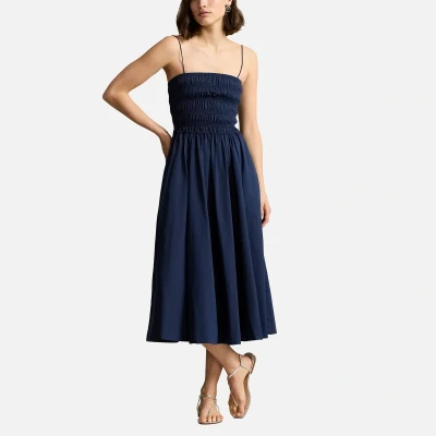 Image of Polo Ralph Lauren Day Dress dress, Women&#039;s, Size: Large, Cruise navy