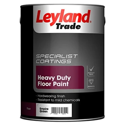 Image of Leyland Trade Heavy Duty Floor Paint Empire Green 5L