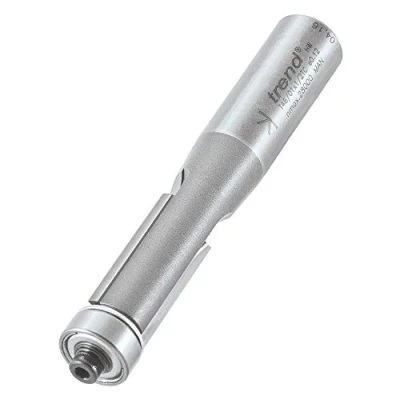 Image of Trend Professional Bearing Guided 90 Degree Trimmer, 1/2 Inch Shank, 12.7mm Cut Diameter, 25.4mm Length, Tungsten Carbide Tipped, T46/01X1/2TC