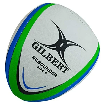 Image of Gilbert 42097405 Specialist Training Rebounder Match Ball White/Blue/Green, Size 5
