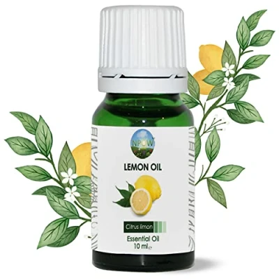 Image of NPOW Lemon Essential Oil Citrus for Diffuser, Skin Care, Oil, Oils, Natural Oils Skin, Radiance, 10ml