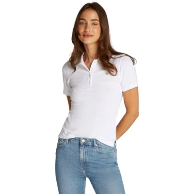 Image of Tommy Hilfiger Polo shirt, Women&#039;s, Size: XXS, Optic white