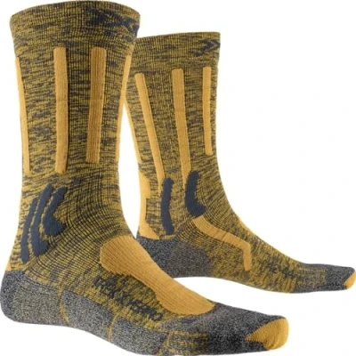Image of x Socks Trek Merino Outdoor Trekking Hiking Walking Men Women Charcoal Mais Melange/Grey/Black, 35/38