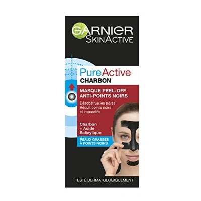 Image of Garnier Pure Active C6104500 Peel Off Anti Blackhead Mask 50 ml Pack of 2