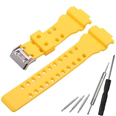 Image of WRISTARMOR Resin Replacement Watch Band for Casio G Shock GD120 GA 100 110 700 Mens Strap Accessories
