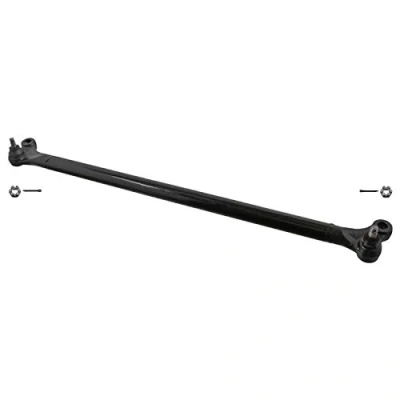 Image of 485603S525, D8560VK90A Tie Rod FEBI BILSTEIN 42700 Front Axle, Centre with crown nuts NISSAN: Navara Platform/Chassis