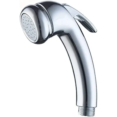 Image of High Pressure Shower Head 1/2&quot; Thread Chrome Trigger Handheld with On/Off for Baths, Boats, Caravans, Motorhome, Hair Salons